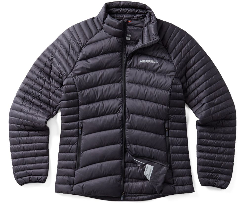 Merrell Jackets Black - Ridgevent™ Thermo - Womens 42EIGBNAH